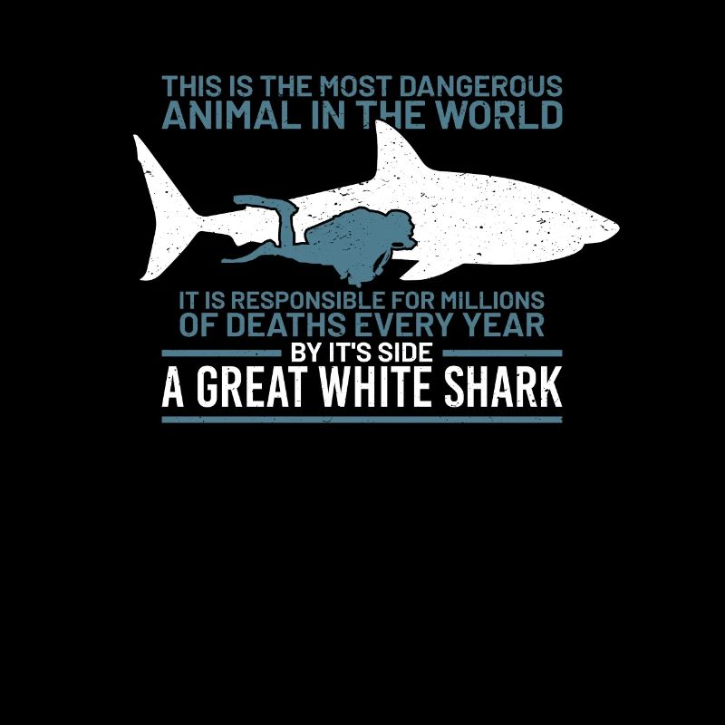 Plongée avec un requin blanc plongée en apnée garçon hommes cadeau