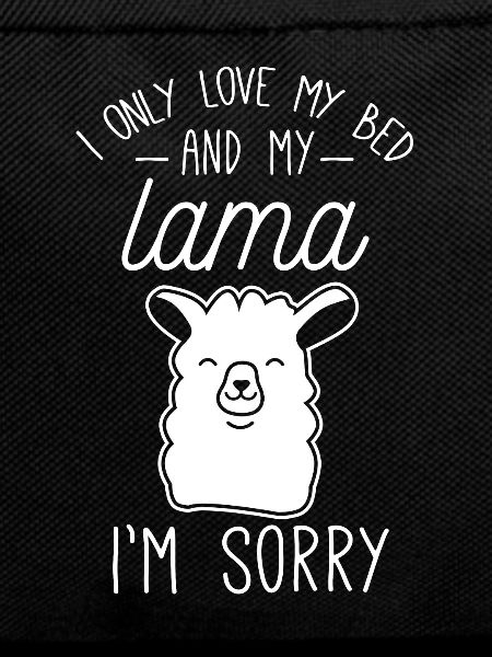 lama tired / sleeping / lazy
