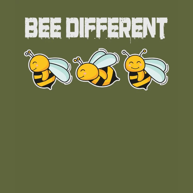 Bee Different Bienen Sei Anders Be Yourself