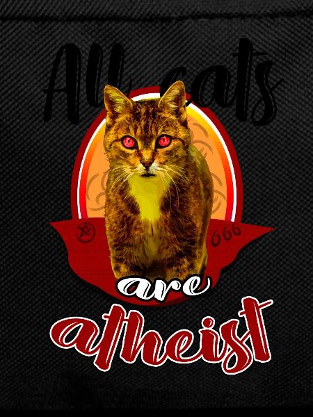 Cat atheist Lucifer