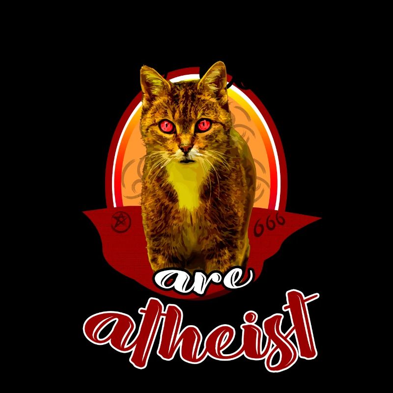 Cat atheist Lucifer