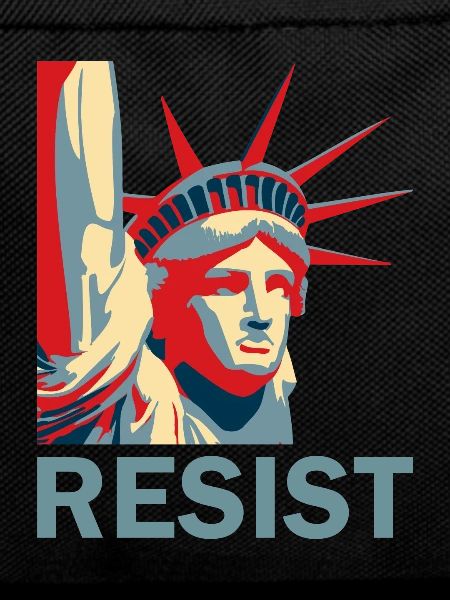 Anti- Resist Statue of Liberty