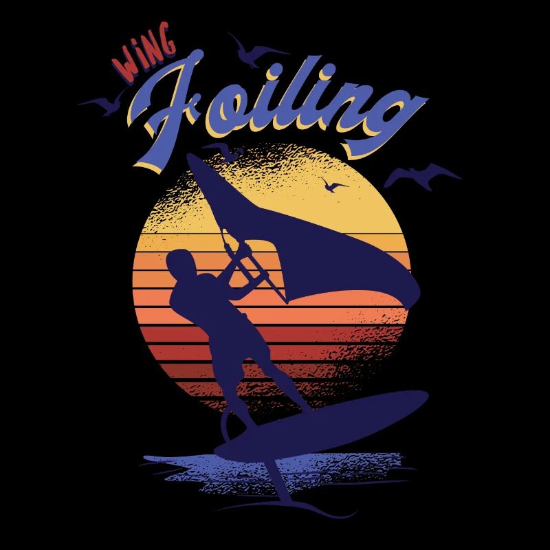 Wing Foiling Surfing Surfer Geschenk