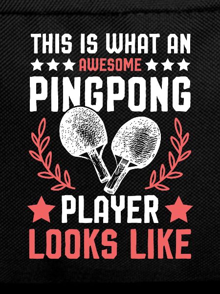Awesome ping pong players
