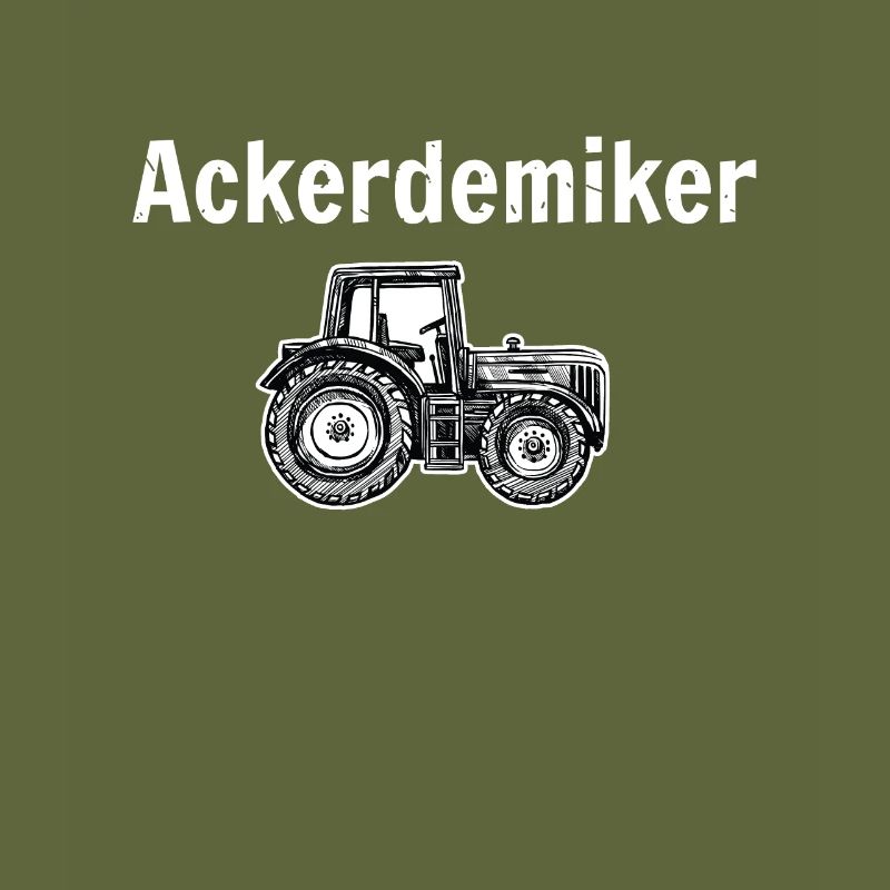 Ackerdemiker Traktor Bio Bauer Gülle Mann Jungs
