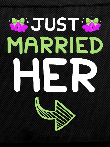 Just Married Her Wedding