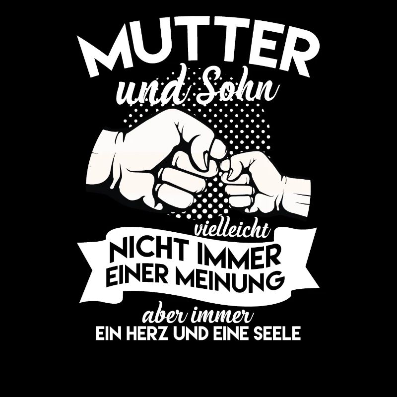 Stolze Mama & Sohn Geschenk Mutter Familie Spruch