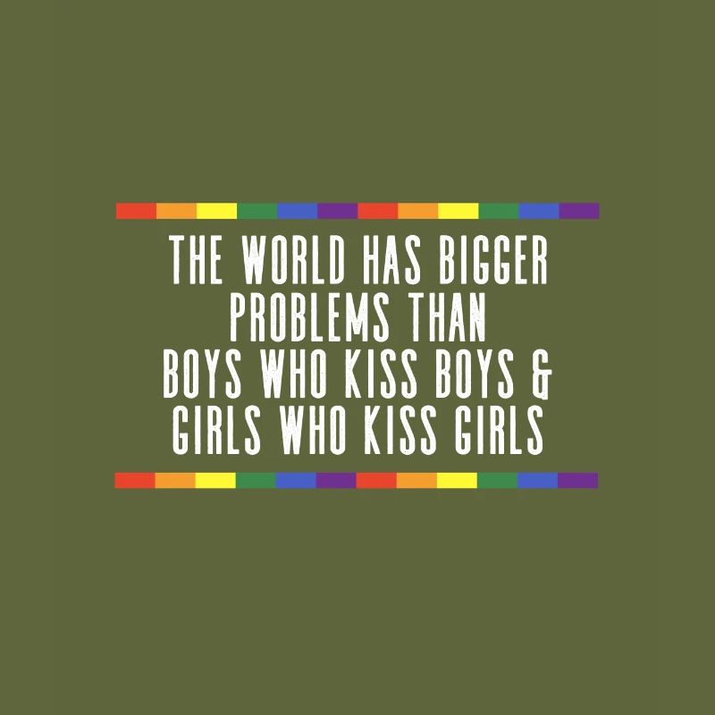 The world has bigger problems than homophobia