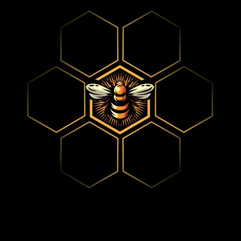 Bee Honeycomb Beekeeper Beekeeping