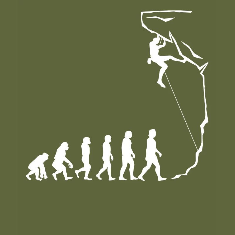 Evolution des Kletterns, Bouldern, Bergsteigen