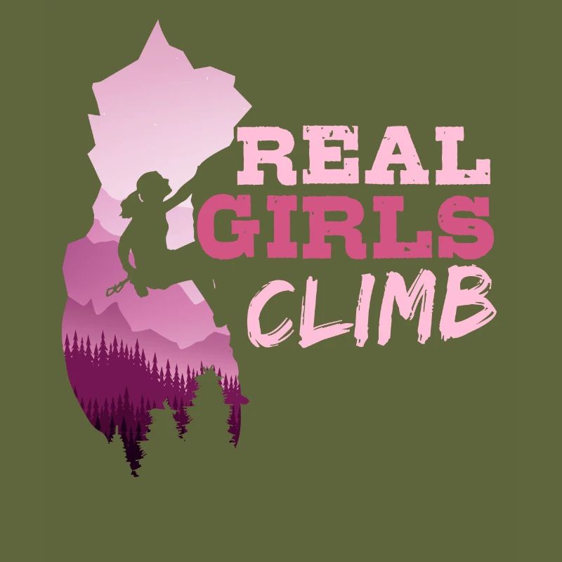 Echte Mädchen Klettern, Kletterer, Boulder