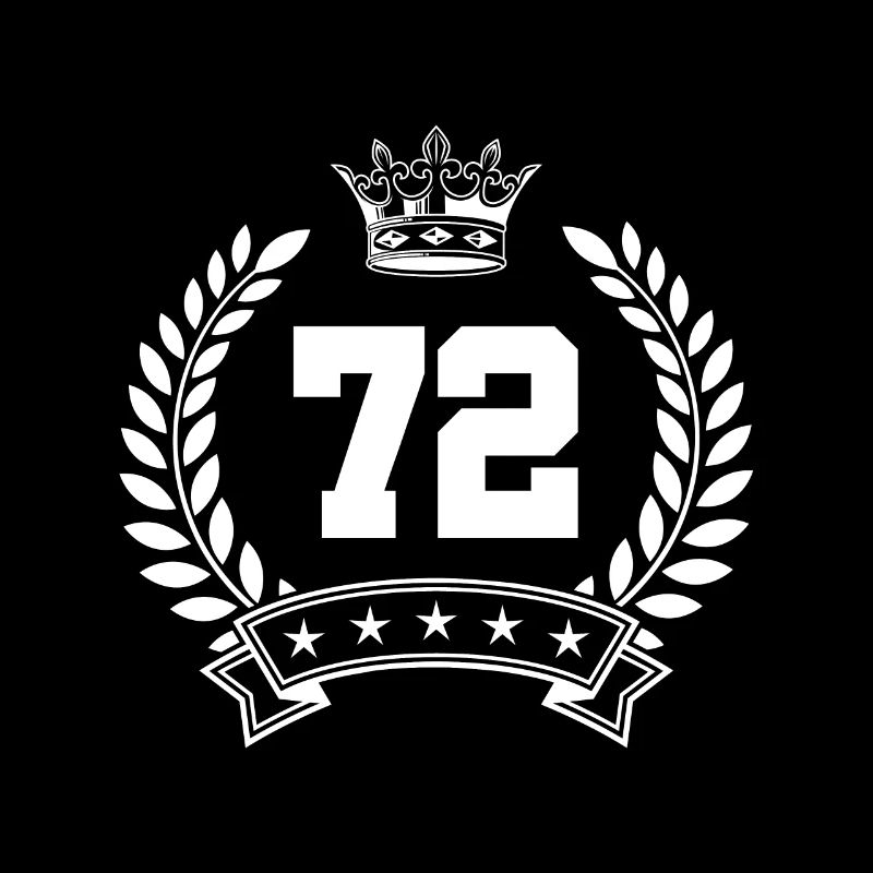 72 ans de couronne de symbole
