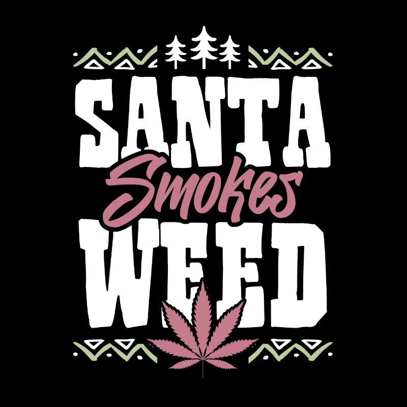 Santa Smokes Weed