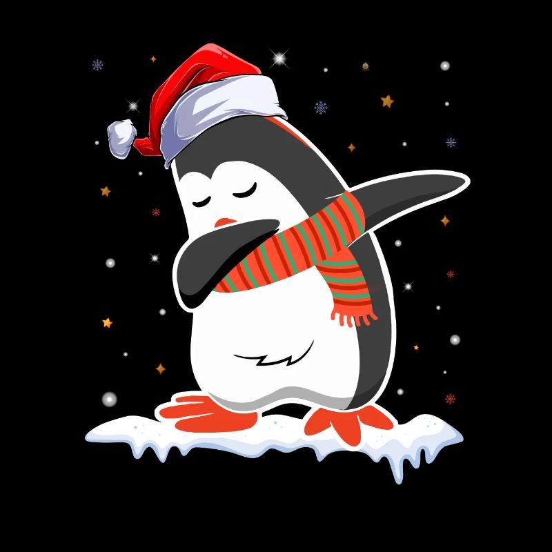 dabbing Pinguin Christmas