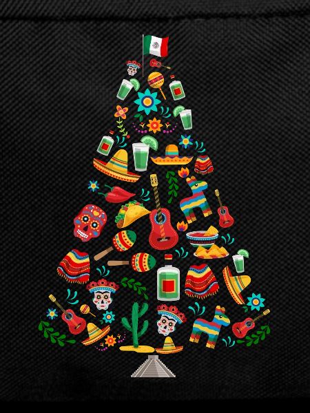 Mexican Christmas tree, tacos
