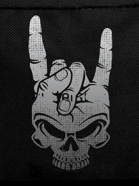 Heavy metal band fan,