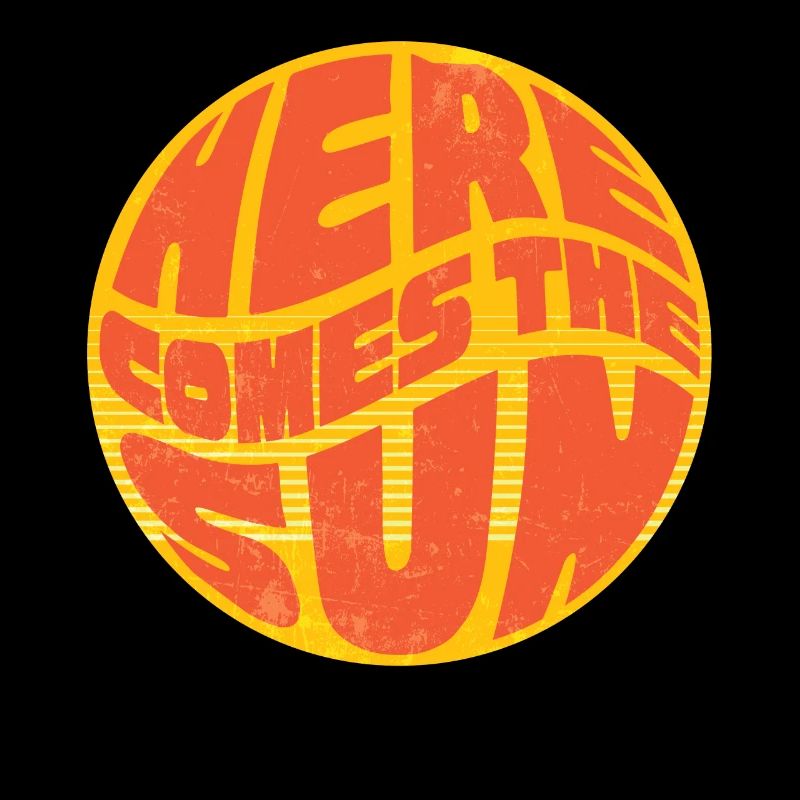Here comes the sun, retro 70s