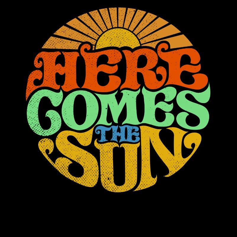 Here comes the sun, retro 70s