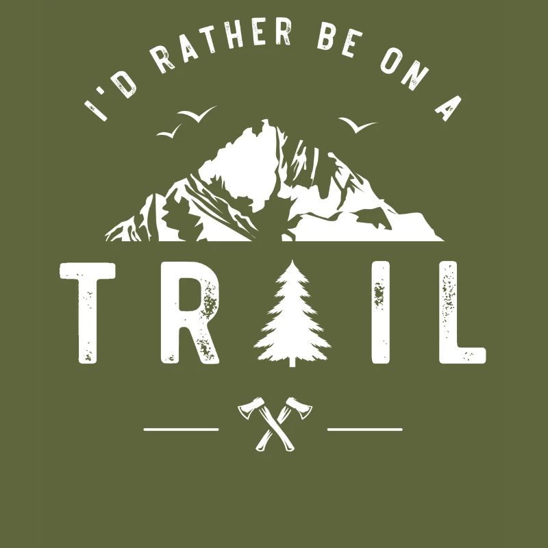 Ich Wäre Lieber Auf Einem Trail-Trailing