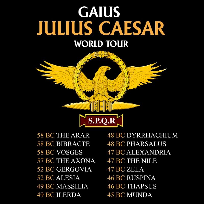 Gaius Julius Caesar World Tour, Anciens Romains