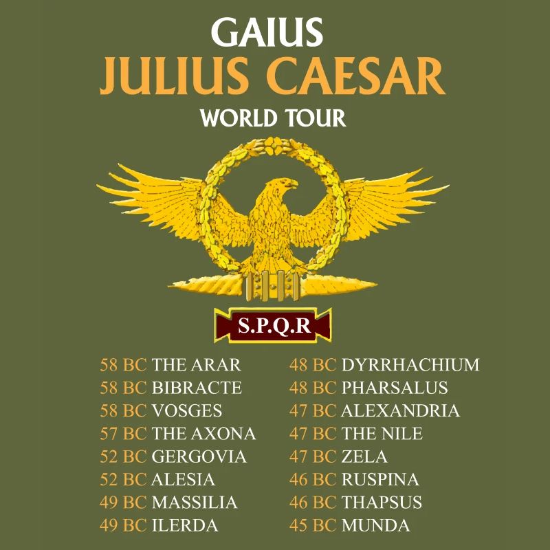 Gaius Julius Caesar World Tour, Ancient Romans