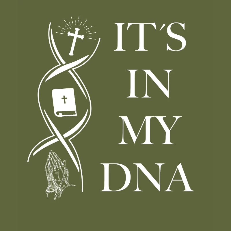 it ´s in my dna Jesus Kirche Bibel