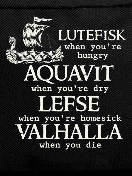 Scandinavian Poe, Viking, Lutefisk