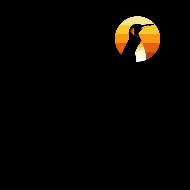 Penguin Logo Emblem Kaiserpinguin Seevogel Pinguin