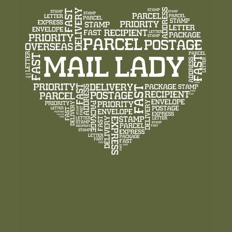 Post lady, postal delivery