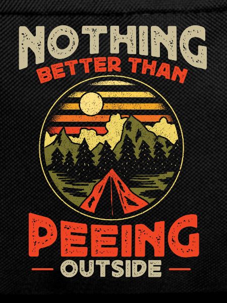 Nothing better than peeing outside
