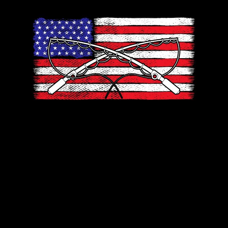 Canne à pêche Usa Flag
