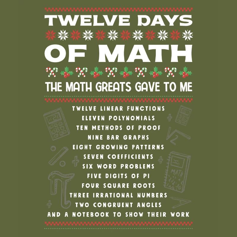 12 jours de mathématiques, notes en mathématiques
