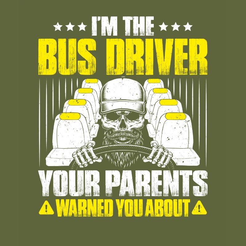 Busfahrer Bus Driver Busman Schulbusfahrer