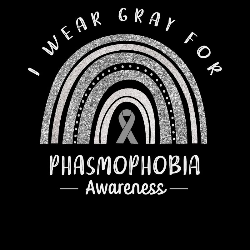 Nous portons du gris pour la conscience de la phasmophobie