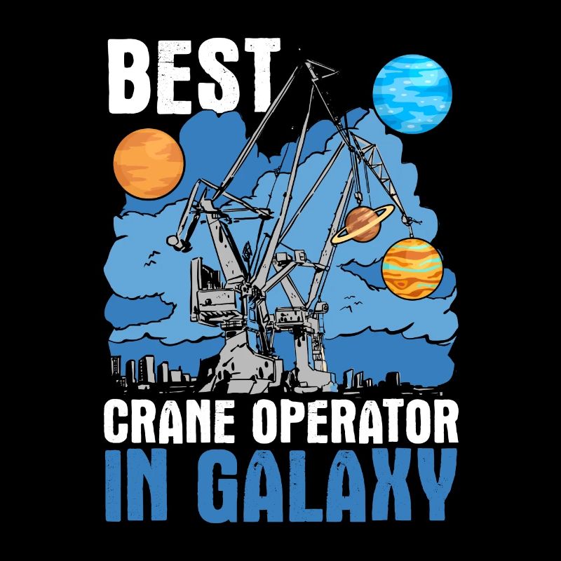 Bester Kran Kranführer Im Universum Kranich
