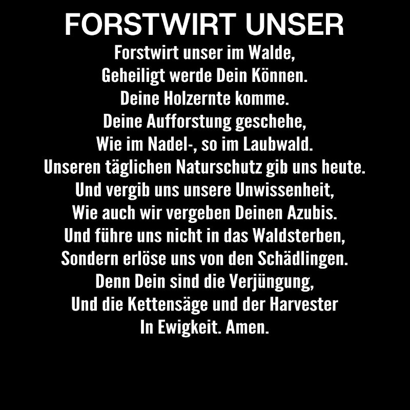 Forstwirt Forstwirtschaft Waldfacharbeiter Wald