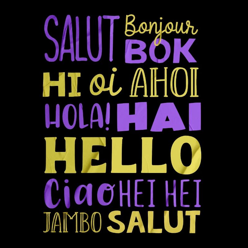 Word Hello Different Languages, Language Teacher