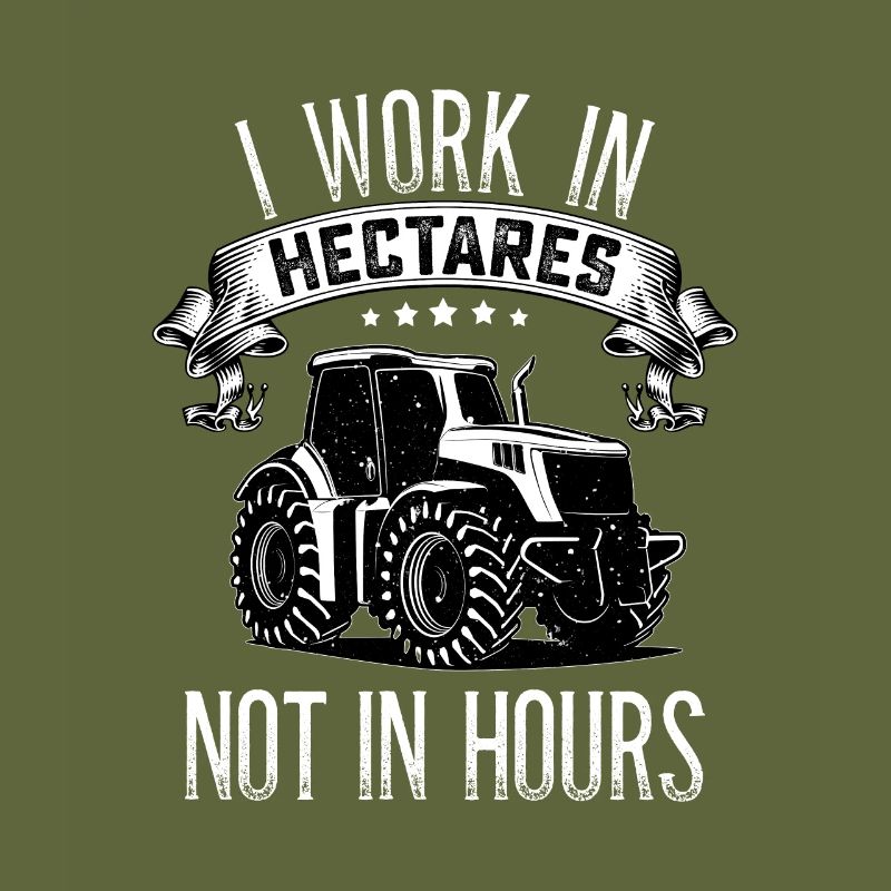 I work in hectares not hours Tractor