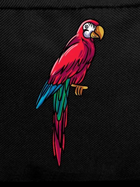 Red parrot