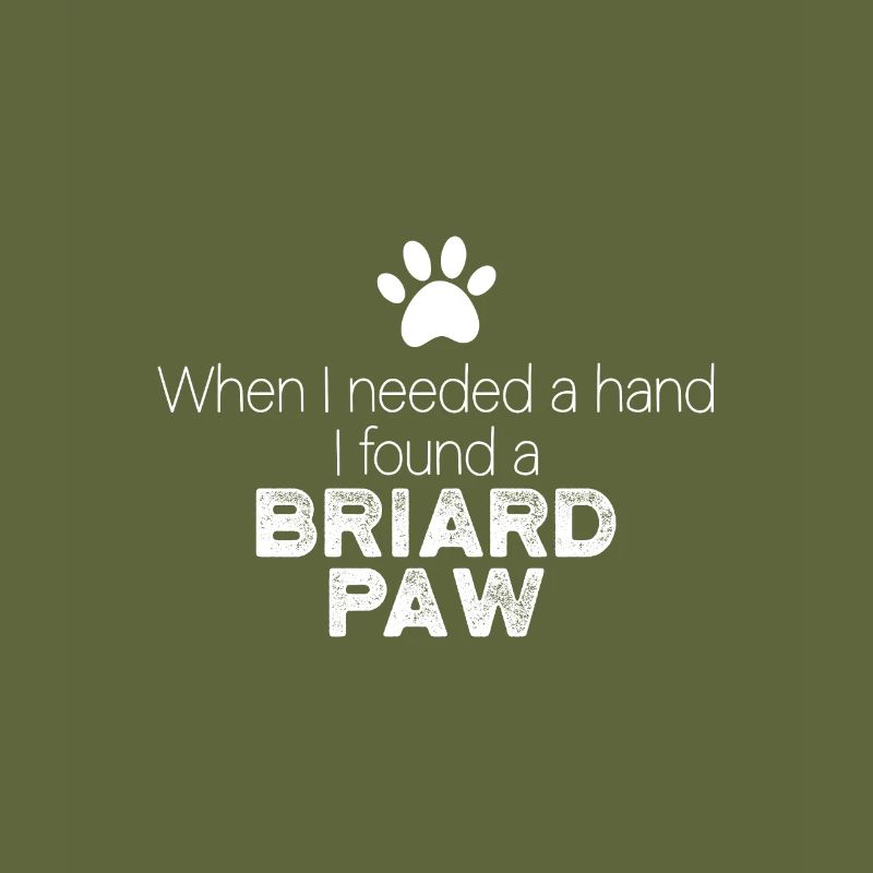 Hand Briard Paw