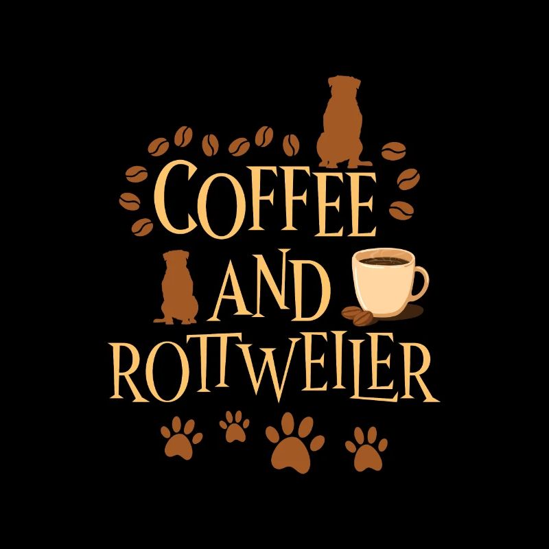 Café et Rottweiler