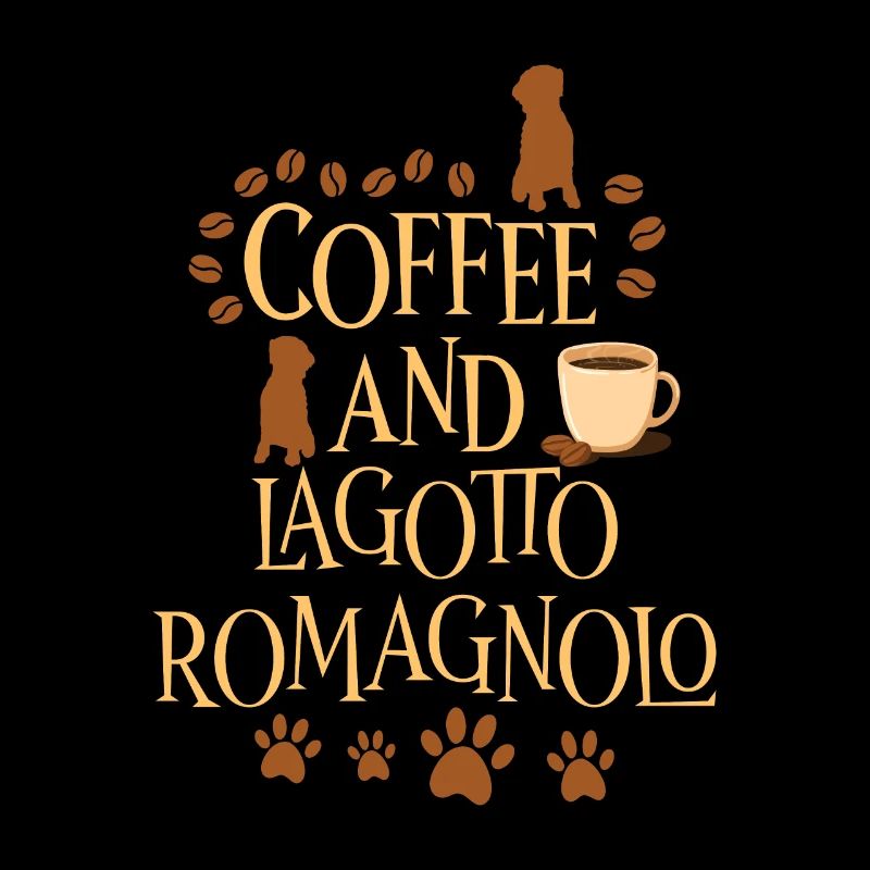 Coffee and Lagotto Romagnolo