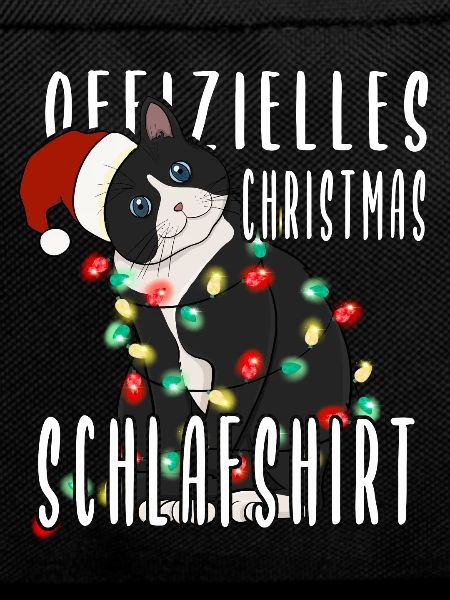 Cat Christmas Sleeping Shirt