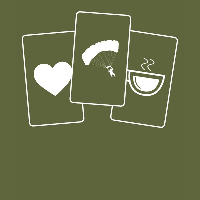 Heart - Coffee - Paragliding -