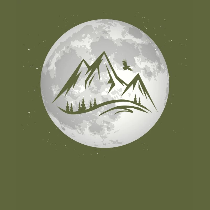 Full Moon - Mountain -
