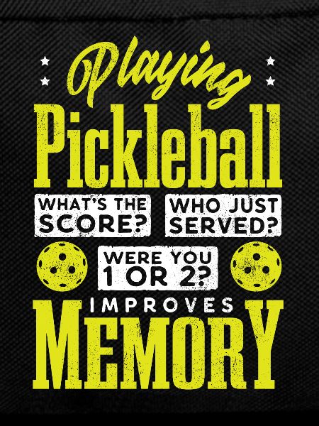 Playing Pickleball improves memory