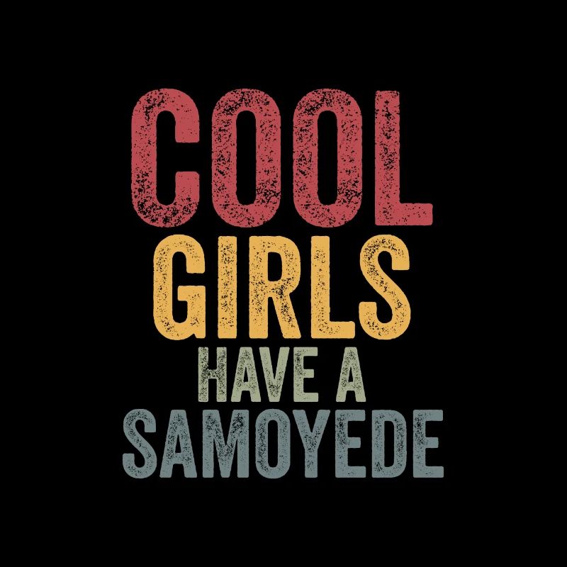 Les filles cool ont un samoyede