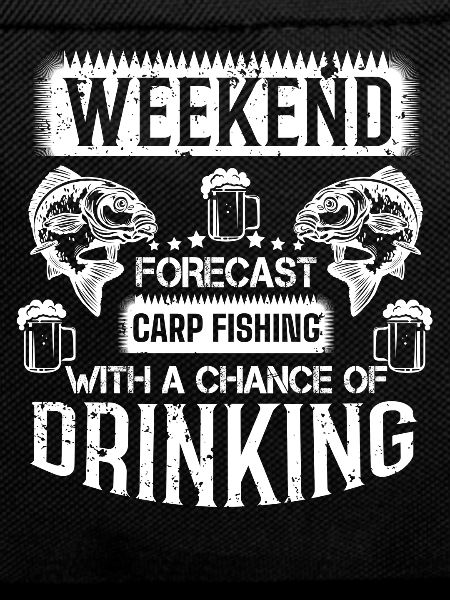 Carp fishing and drinking.