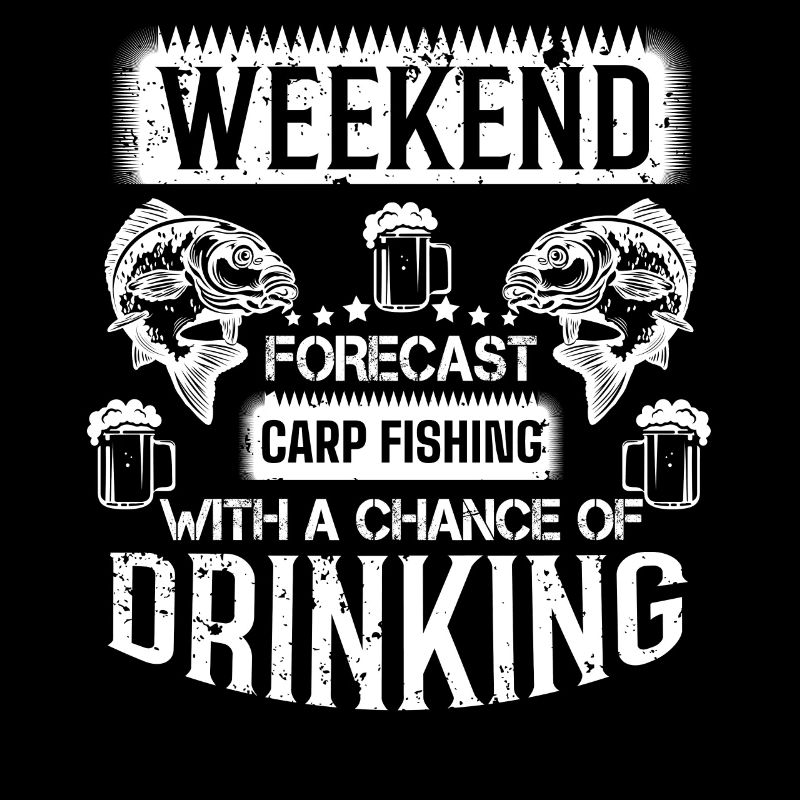 Carp fishing and drinking.