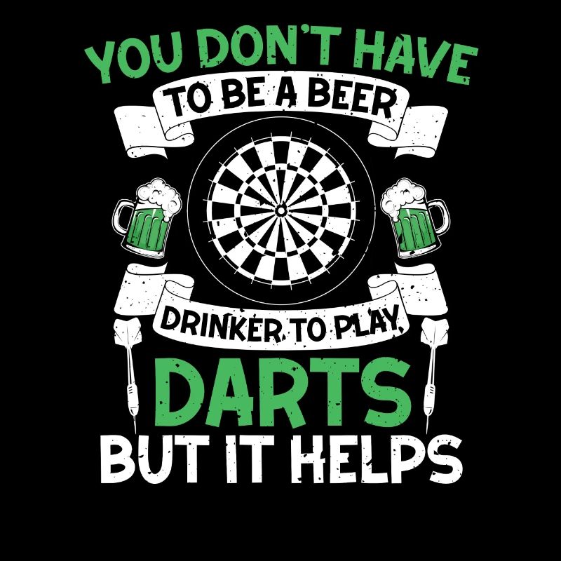 Jeu de fléchettes buveur de bière avec bière et flèches